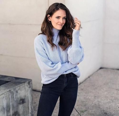  最火|毛衣搭配：毛衣+阔腿裤=秋冬最火CP，慵懒又洋气，谁穿谁好看！