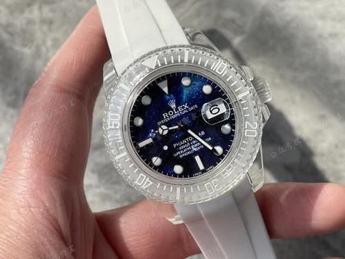 大v腕表 透明水鬼的独特魅力！水鬼改装透明水晶款表壳展示星辰大海！水晶水鬼