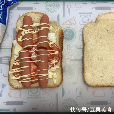 沙拉酱|鸡蛋火腿肠三明治你这么做，不怕你不上瘾