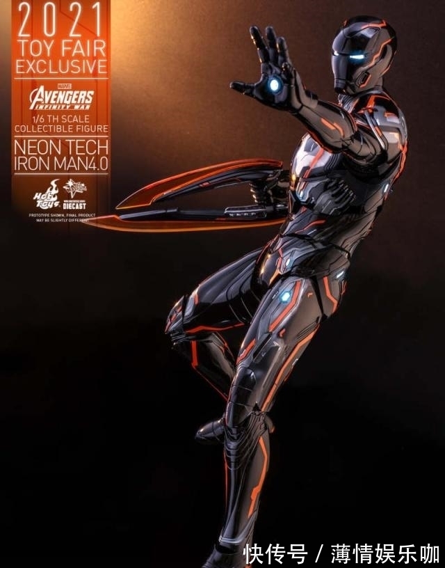 钢铁侠|模玩资讯：Hot Toys《复仇者联盟3：无限战争》霓虹科技钢铁侠