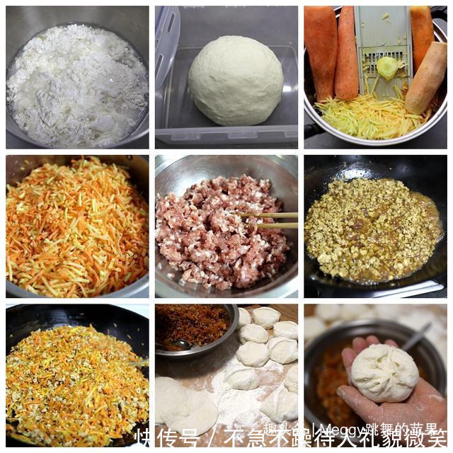 将美味吃到嘴里，5种包子的简单做法，鲜嫩多汁，好吃又好做