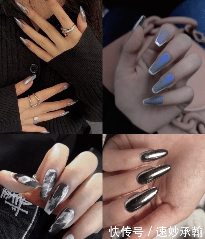 风格超酷的欧美风美甲，拿图去做！