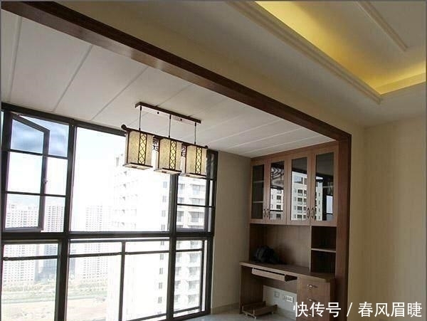 阳台|老婆把阳台可客厅打通后, 我家像是200平的大户型, 很气派