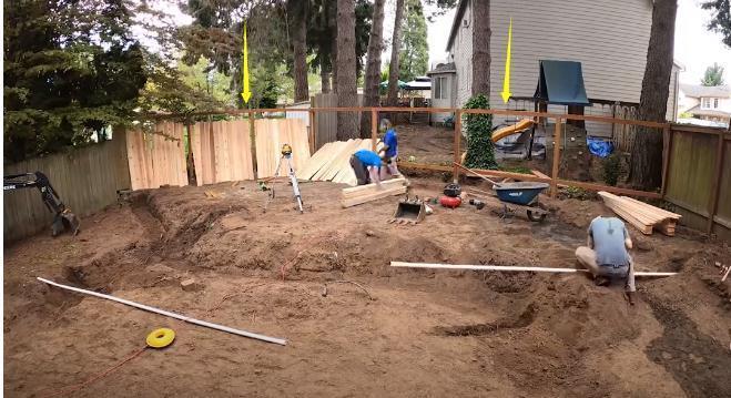 铺设|荒芜的庭院这样改,一半花园一半户外休闲地,10天让它身价翻倍!