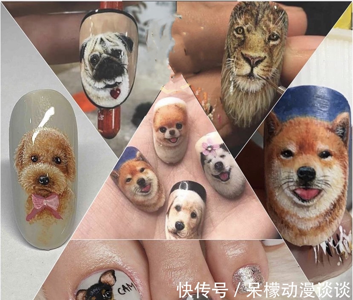作画|在指甲上进行二次元创作,动漫的影响力已经影响到了美妆行业