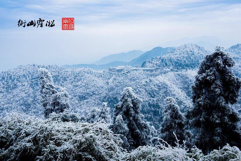 实在|湖南衡山迎来“最美”冬景，雾凇奇观实在太“仙”了