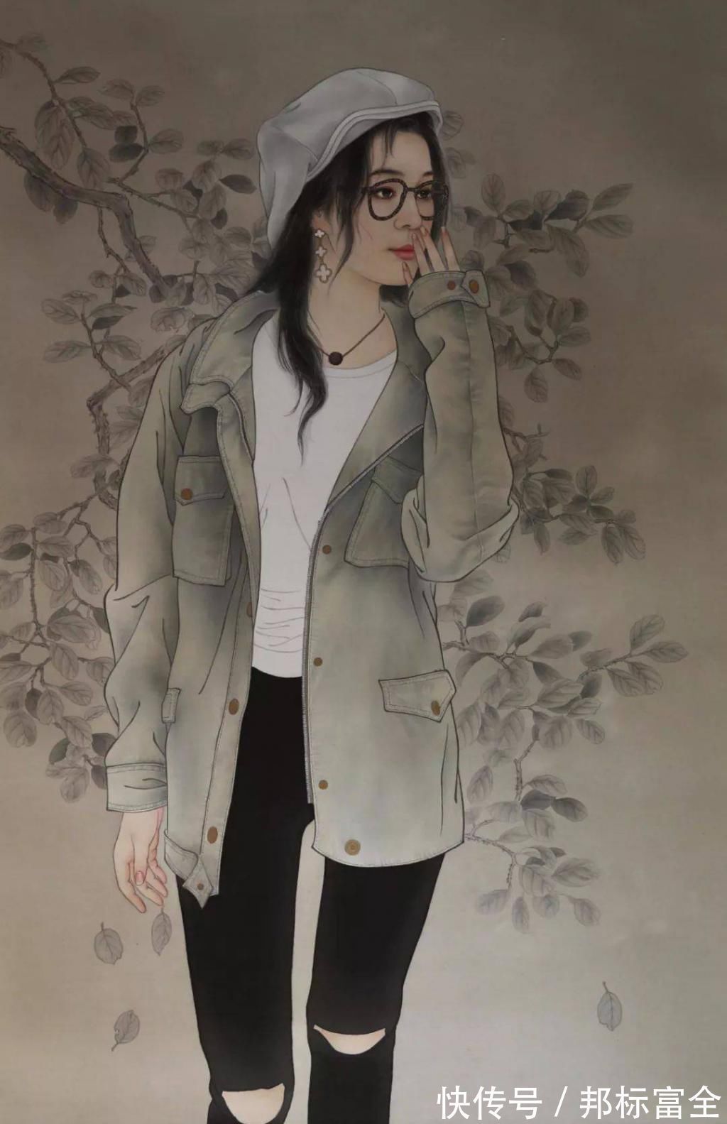 红妆@崔景哲:当古典美遇上工笔画,春风拂面惊艳四方