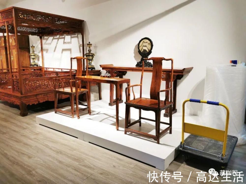 穿带|器型标准做工好,海黄四面平桌顶格配置