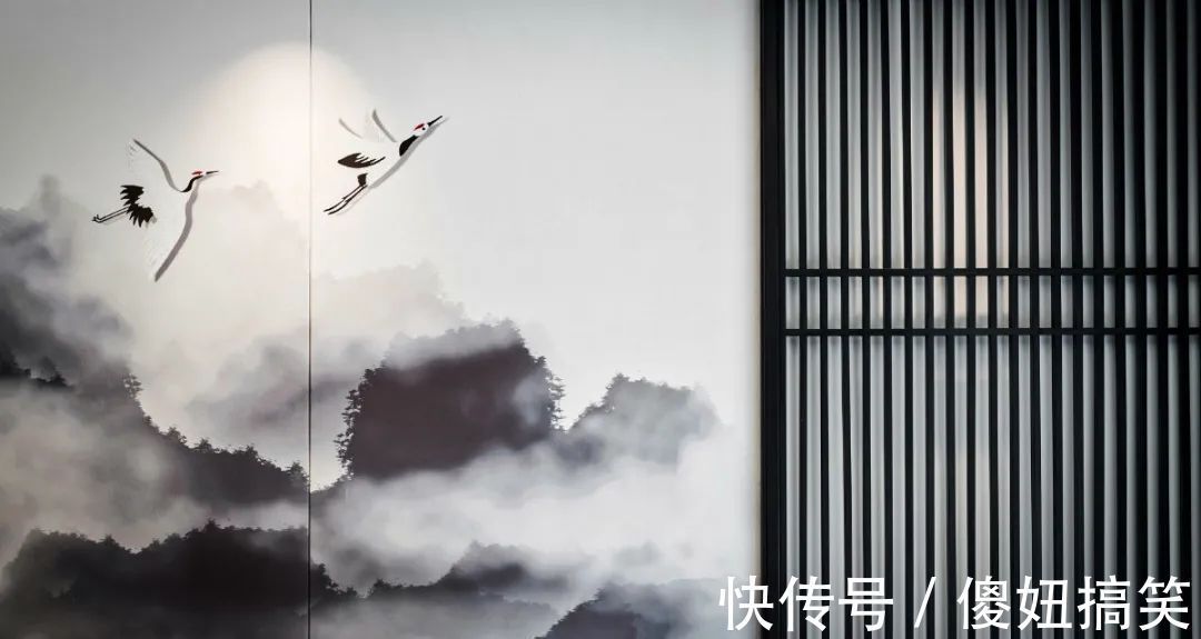 实木|180㎡现代中式,没有老土气的设计,禅意儒雅好高级