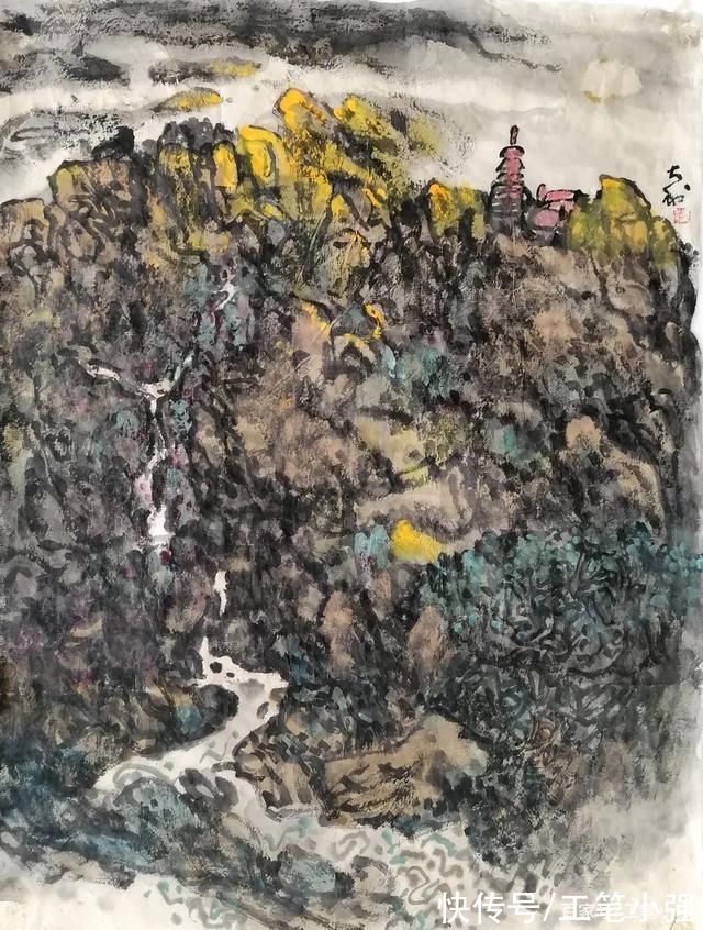 程大利$有发于墨者，江上千叠山。程大利山水欣赏