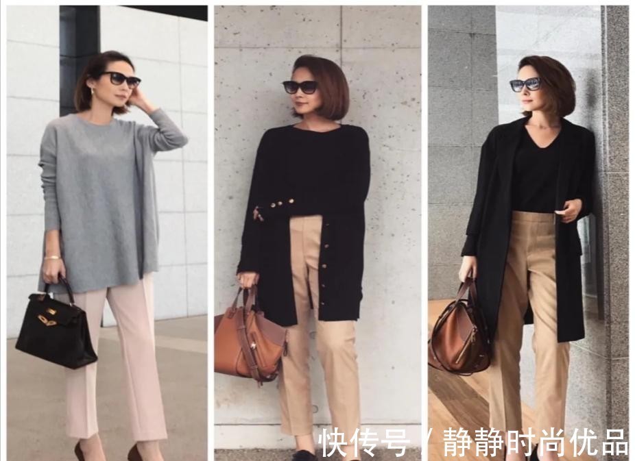 女人 秋天下装流行“过膝不过脚踝”,适合中年女人,穿出最美姿态