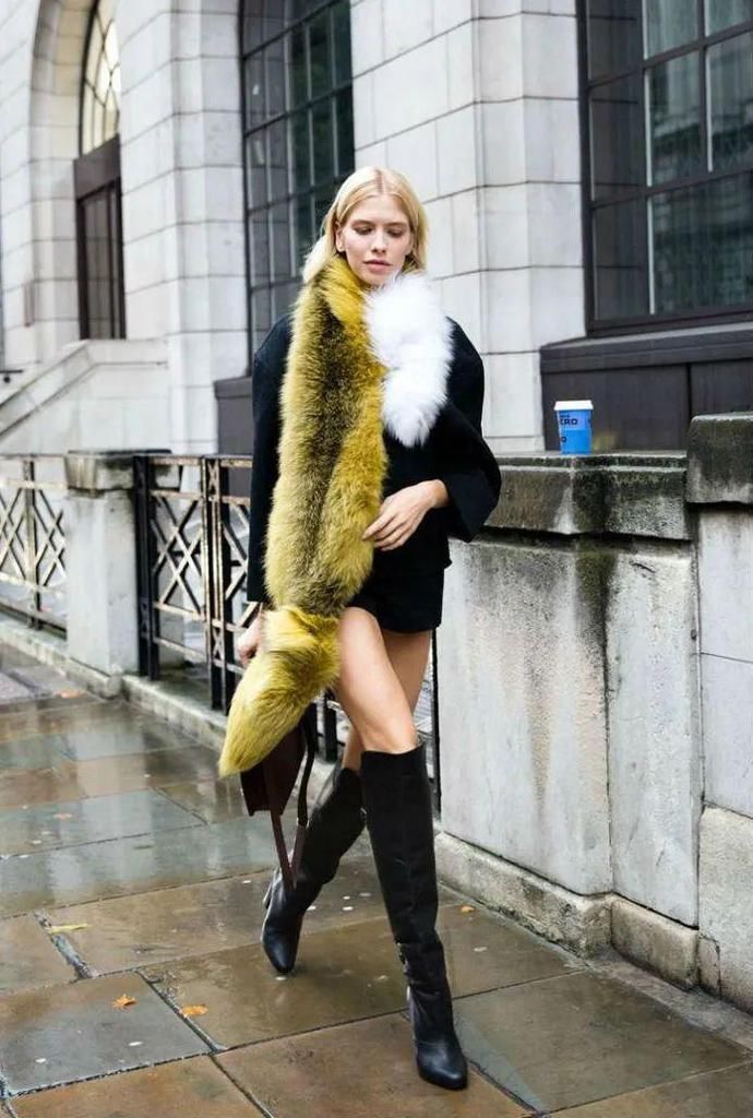  戴起来|天冷了，大围巾戴起来！