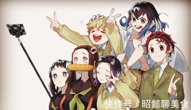 炭治郎|当鬼灭之刃角色拍起证件照,伊之助搞笑担当,最后一张画风不太对