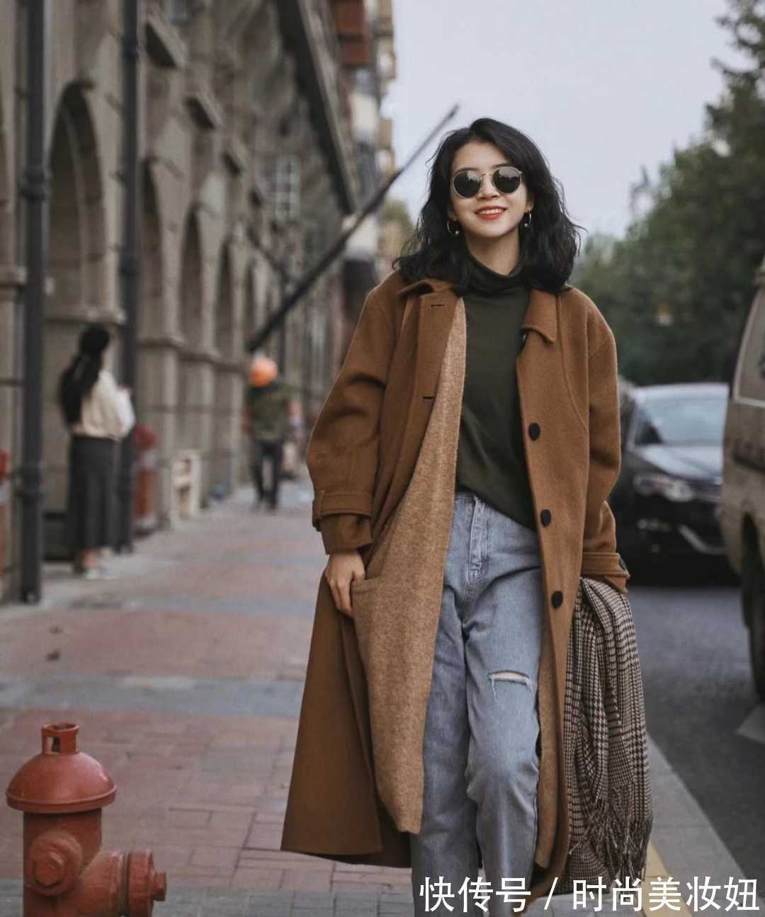 减龄感|冬天还是穿“大衣”时髦,学三木博主这样穿,不仅高级还保暖