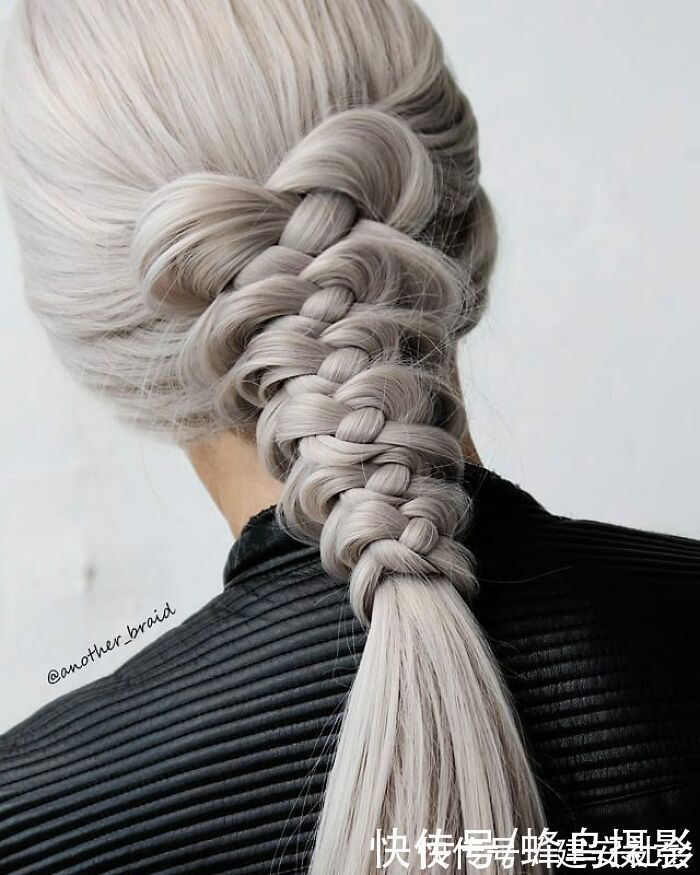 发型 65张编发照片,这哪是编头发分明是画画,图3这发型一次要半天