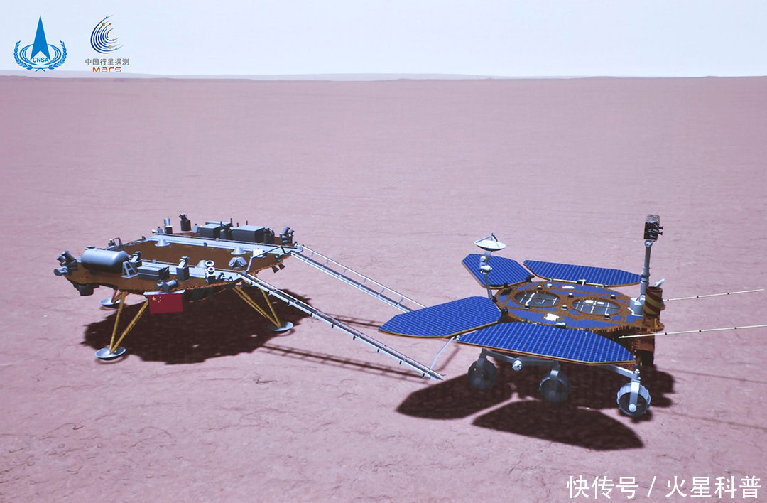 火星 祝融号成功驶上火星地表!3天才能走10米,为什么这么慢?