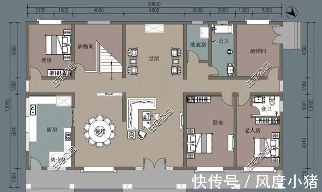 占地面积|农村没有堂屋的房子不是好房子,20套户型分享,总有一套看上眼
