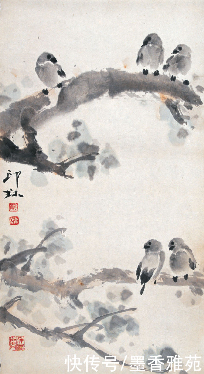 花鸟画|当代画家萧朗精品花鸟画作品欣赏