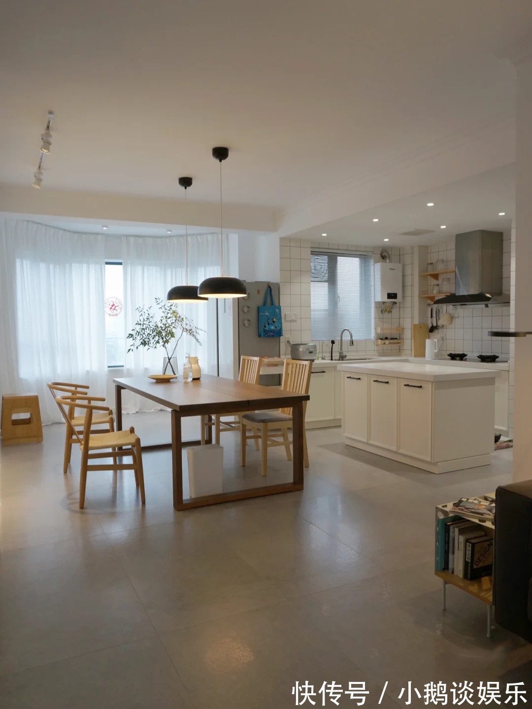 耐看|她家不吊顶,全屋大白墙,简约干净,“家徒四壁”反而更高级耐看