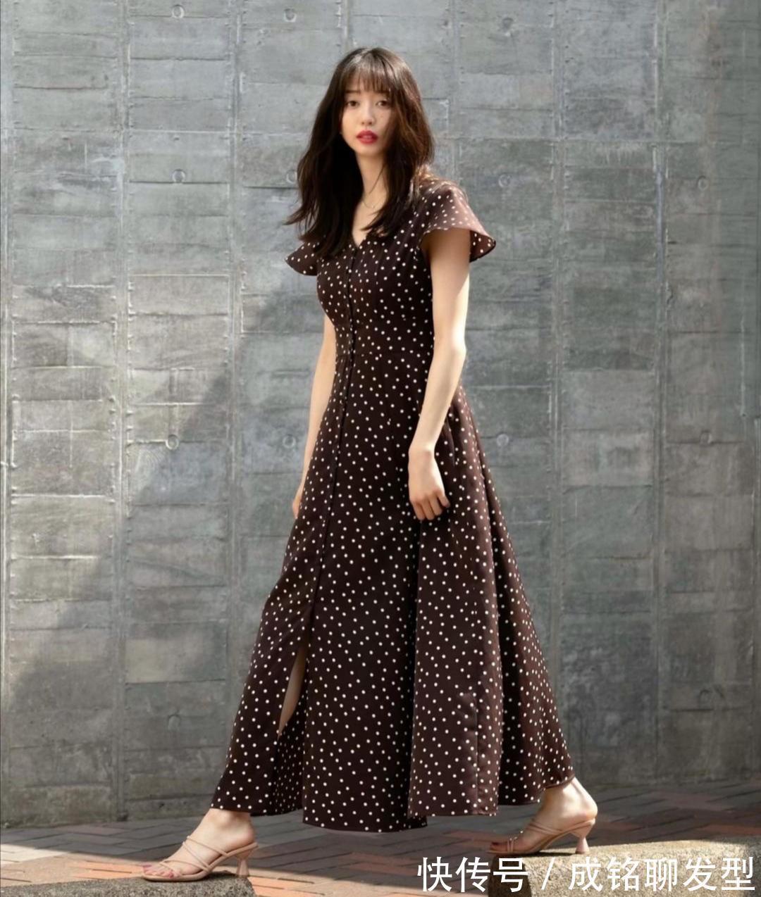 搭配|30+的女生穿衣不用愁,学“日杂”模特松岛花的搭配,时髦又好看