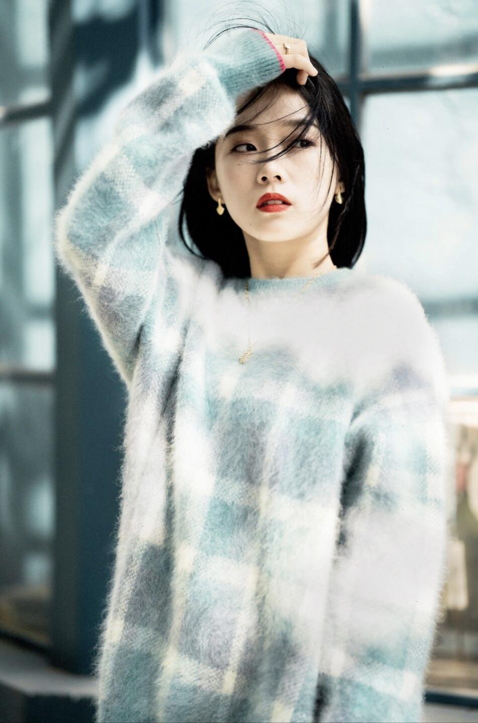 半身裙|这些才是“毛衣”的高级穿法,柔软舒适又百搭,保暖温柔不挑人