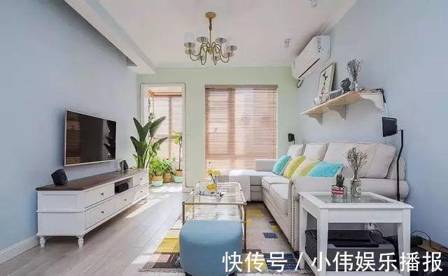 三居|116平简美风三居,淡雅清新的色彩,让人看着就舒服