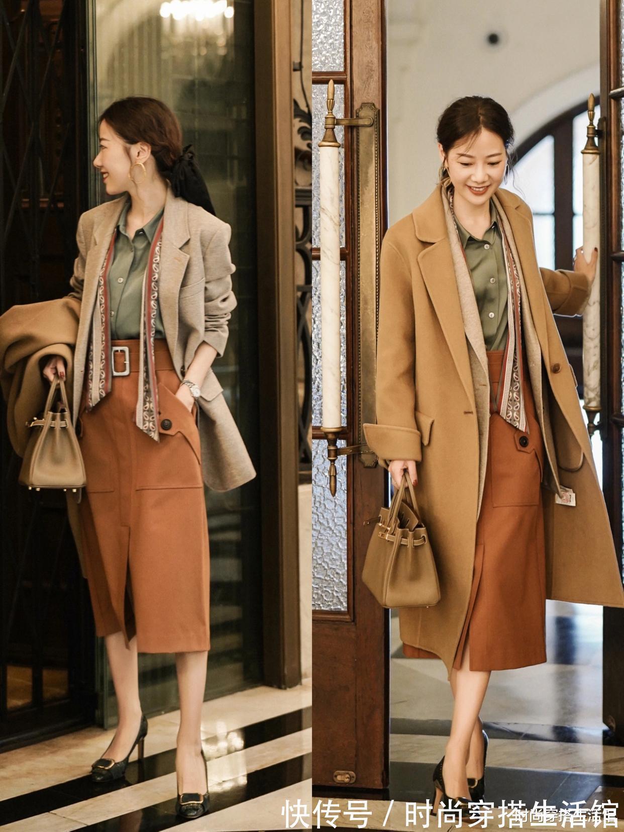 tips|降温了,这才是真正适合小个子的冬季穿搭,显高又显瘦,你买了吗