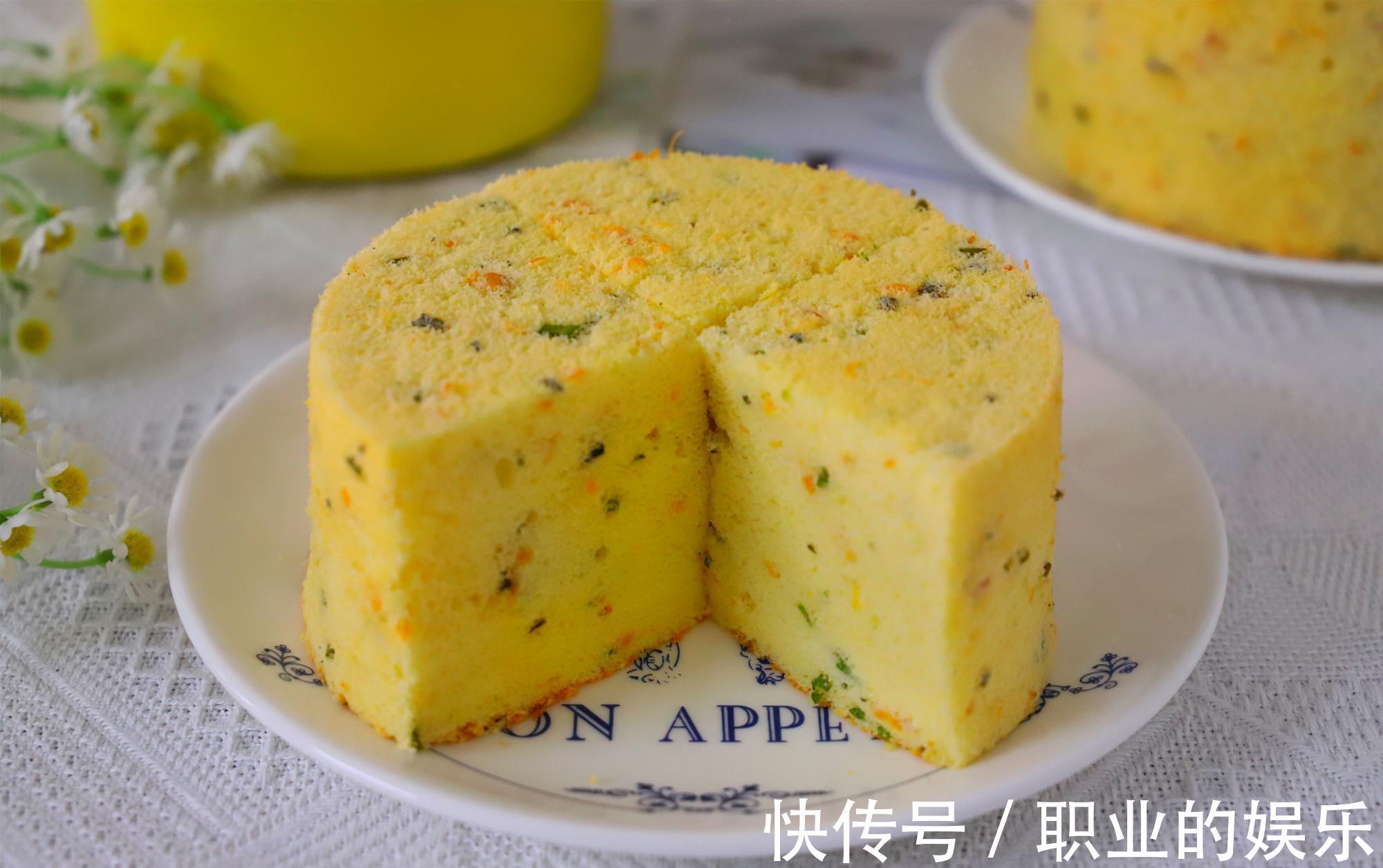 海苔|戚风蛋糕老是失败?试试此配方,上手就成功,咸鲜松软吃不腻