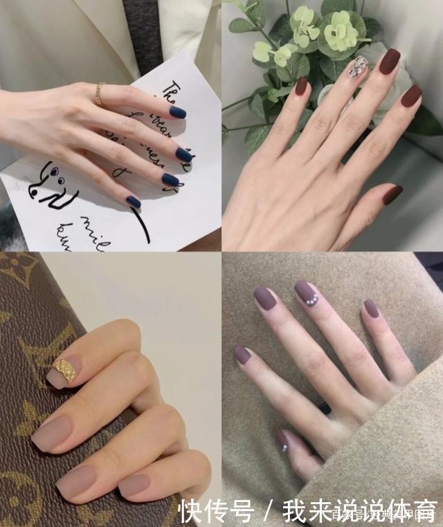指甲|高级感超强的磨砂美甲,显白又显气质,哪个仙女不爱呢