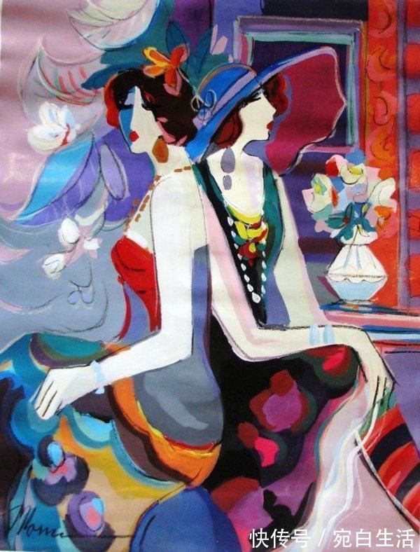 isaac maimon！以色列艺术家人体油画中的女郎，优雅而迷人