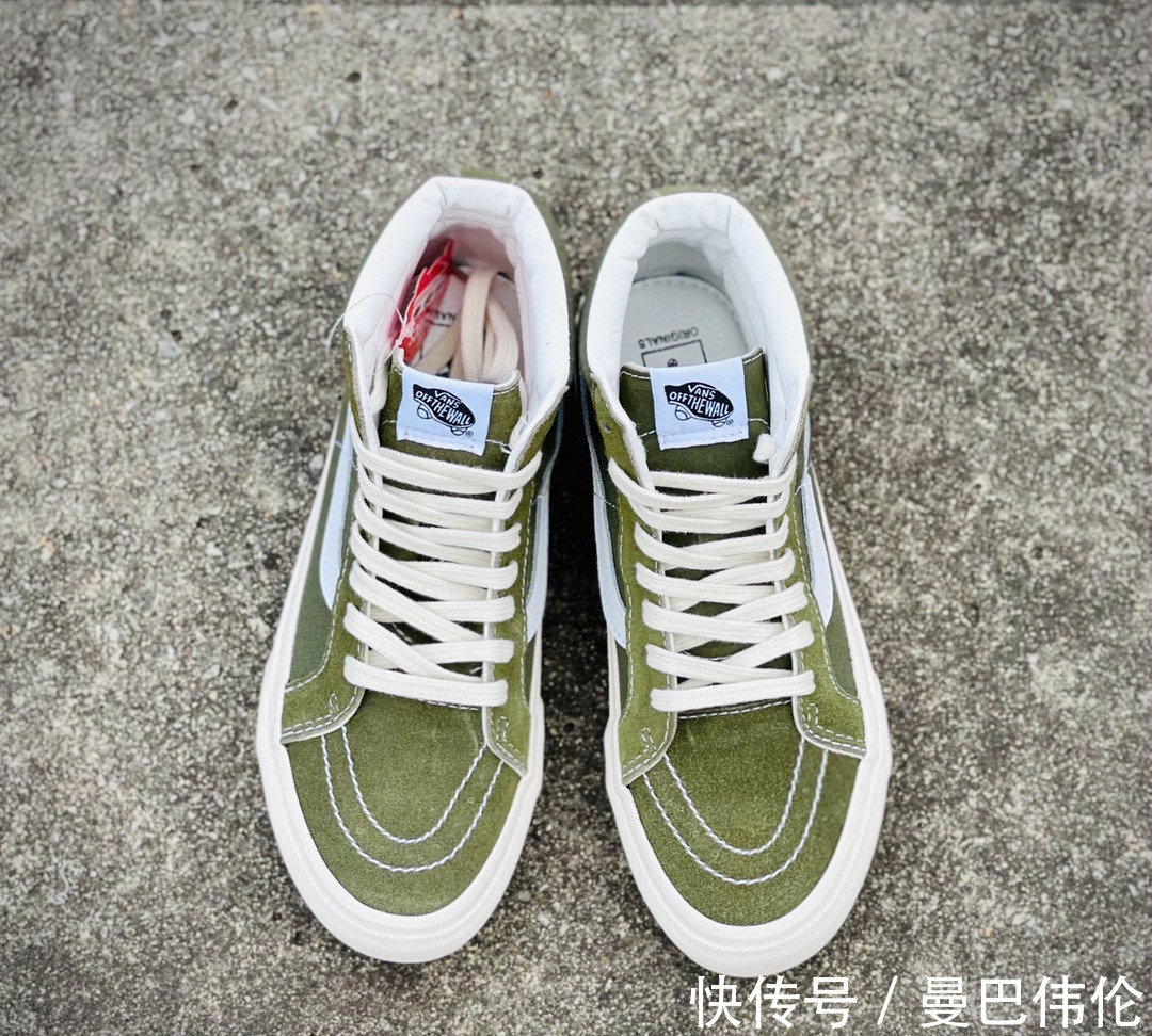 vault Vans SK8-Hi Vault OG 军绿高帮帆布鞋