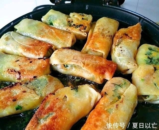 韭菜盒|薄饼韭菜盒,清爽柔软,省去揉滚步骤,省时省力