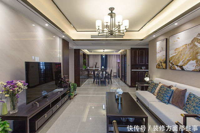 中式|在136平新中式温馨恬静的舒适环境，体味属于自己的静谧时光