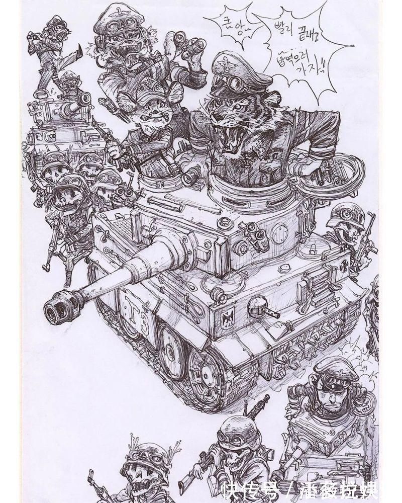 金政基!每天坚持画12个小时,“速写之神”金政基的无草稿速写