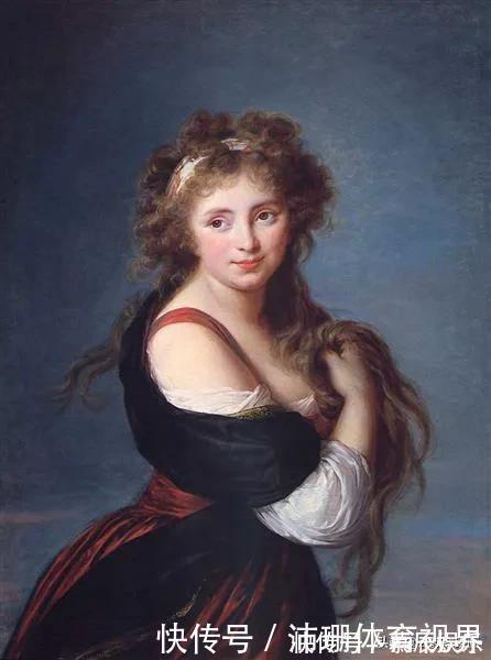 沙龙|法国18世纪著名洛可可女画家维吉·勒布伦肖像作品欣赏