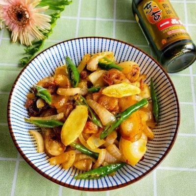 鲜美|#不容错过的鲜美滋味#洋葱炒肉