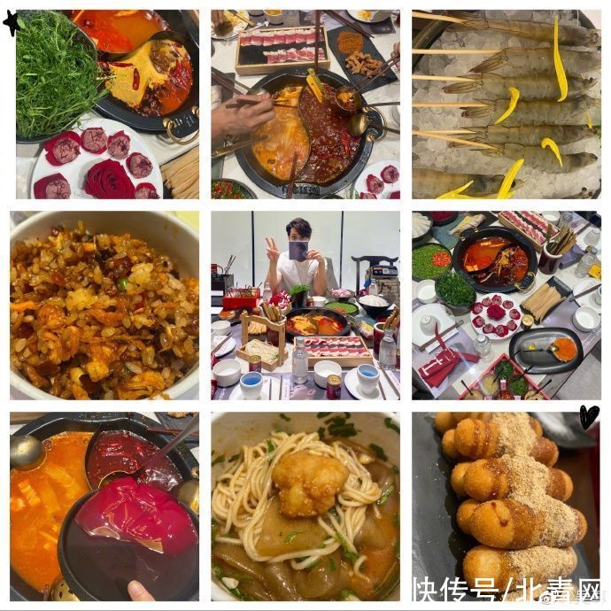 吴尊|美食博主！吴尊晒九宫格美食照疯狂翻牌粉丝