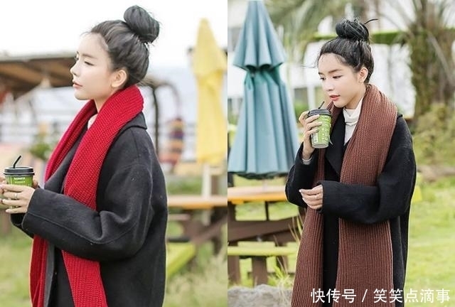 冬季最美的围巾系法,学会了让你一整个冬天都美!