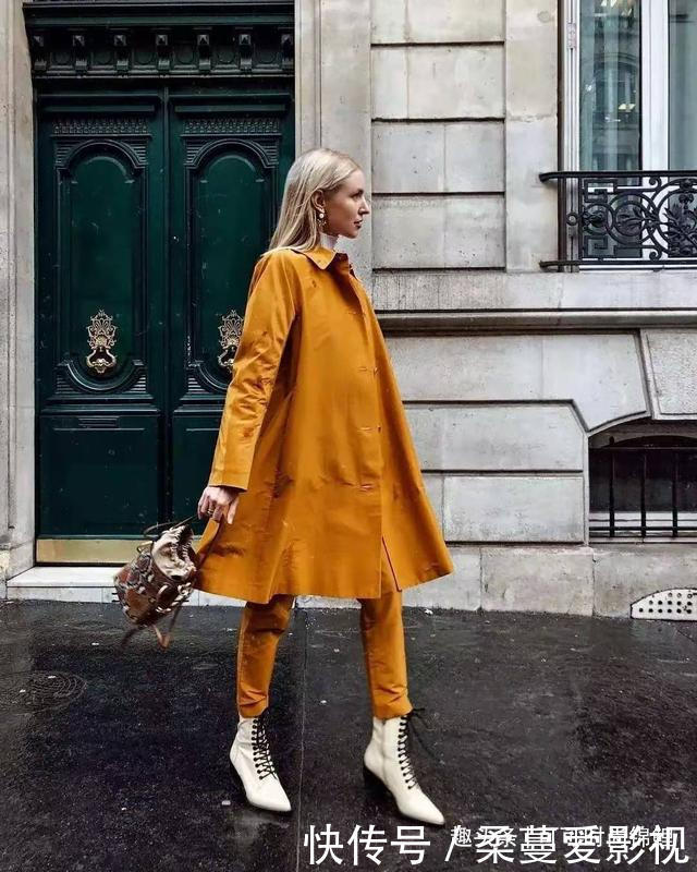 160身高以下的女人赚到了,穿“短靴+九分裤”凹造型,真是美绝了