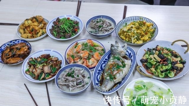 妈妈|舅舅一家来做客,妈妈做了10道菜招待,大伙吃了都说好