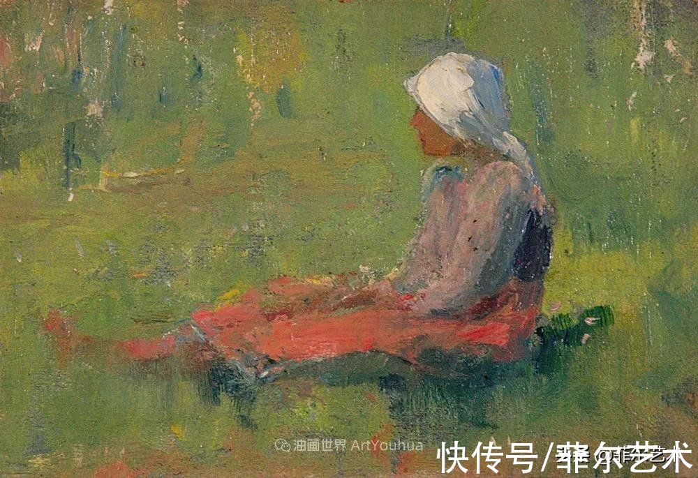 佛蒙特|罗马尼亚画家尼古拉·佛蒙特大笔触人物与风景油画作品欣赏