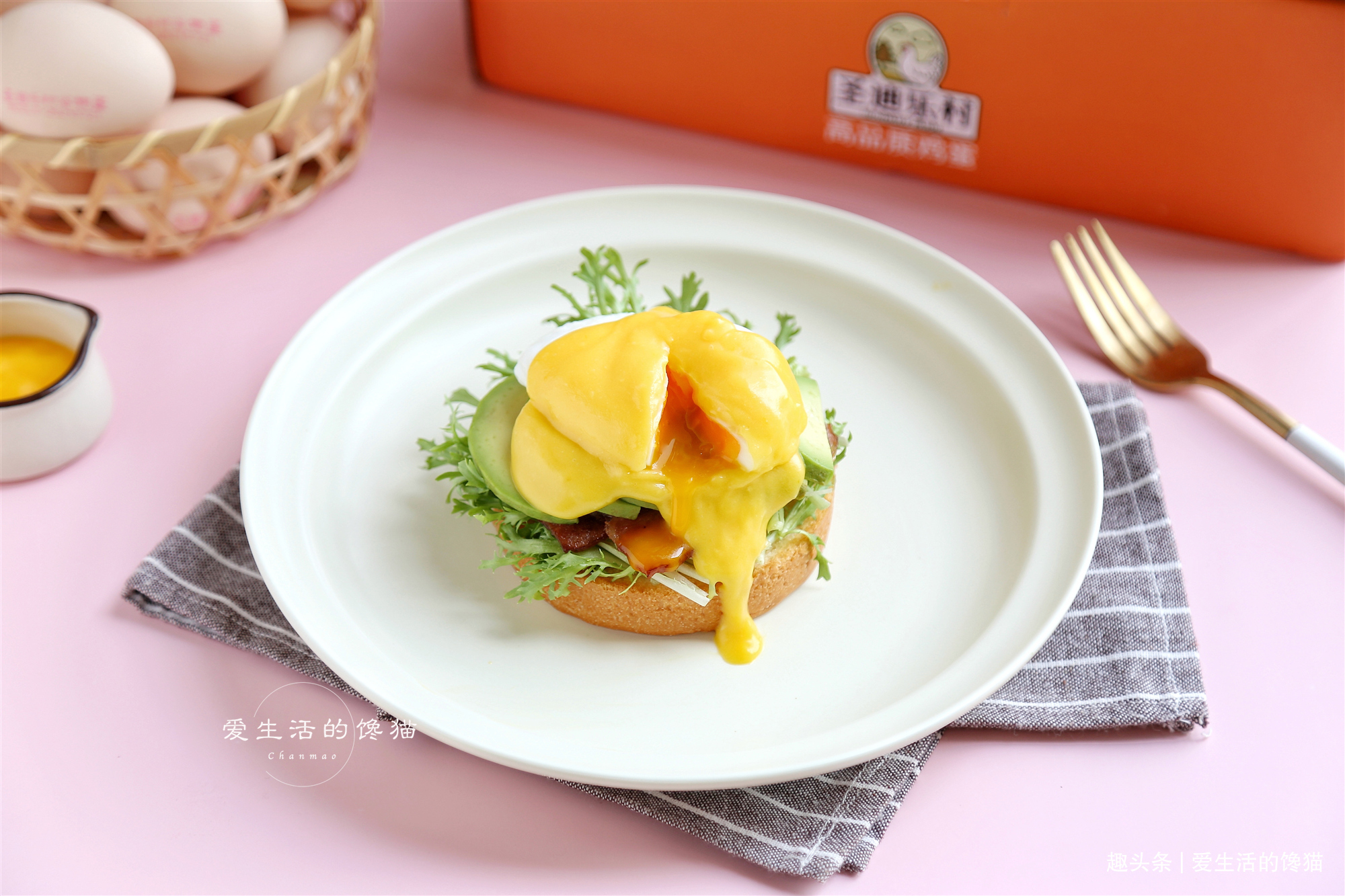 给儿子做的营养早餐，网友把鸡蛋做成吃不起的样子，超有食欲！