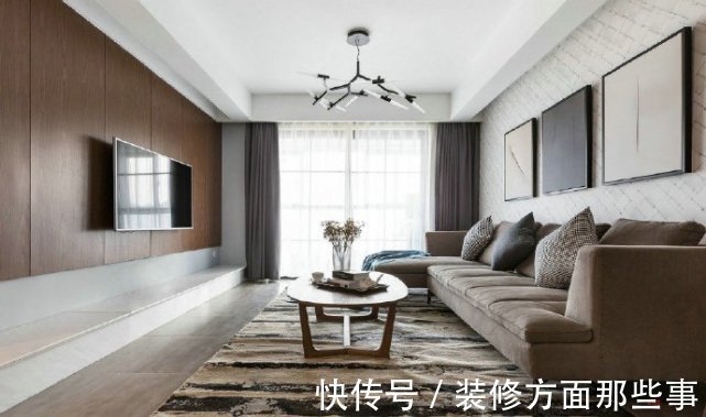 三居室|122平高级灰三居室,灯光在夜幕降临后散发一种雅致迷人的气息