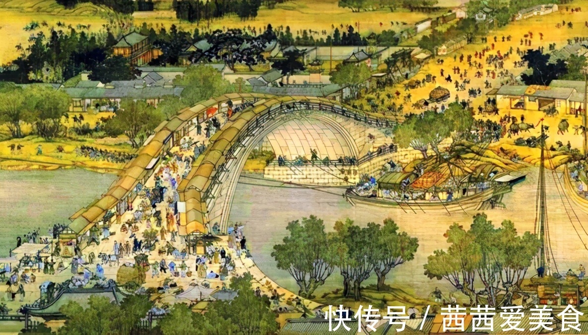 男子@将清明上河图放大100倍,发现一尴尬场景:树下睡觉的男子在干嘛