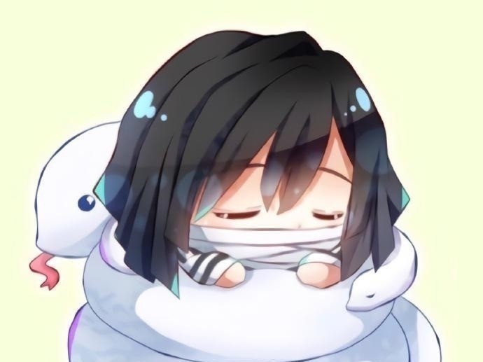 抱枕|睡梦中的《鬼灭之刃》角色,义勇的抱枕是萝卜,无一郎乖巧安静