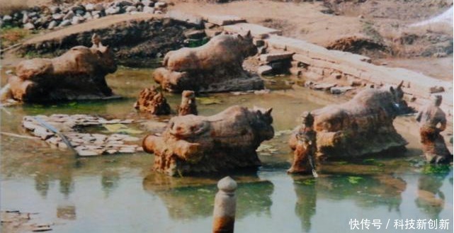  吨重|70吨重黄河铁牛被挖出后，为何露天放置不管专家不敢动