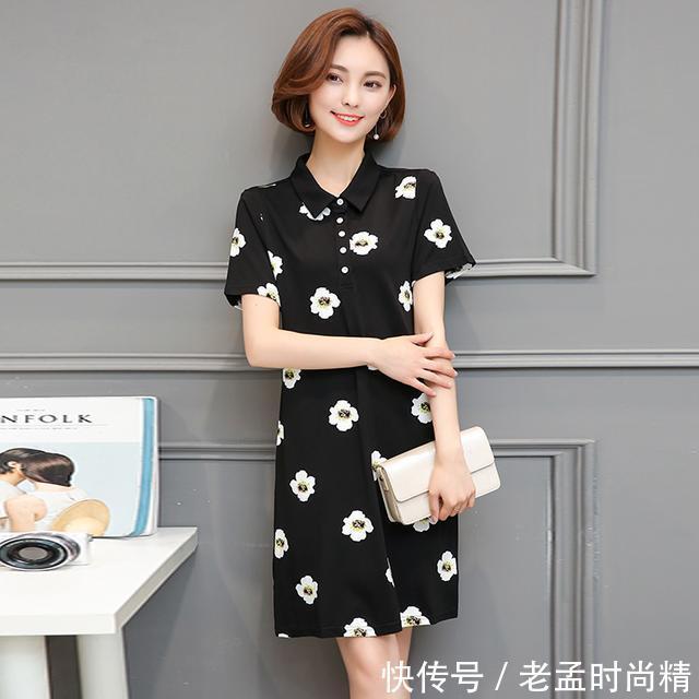 印花连衣裙 适合29~37女士的8款裙装,修身减龄样样行