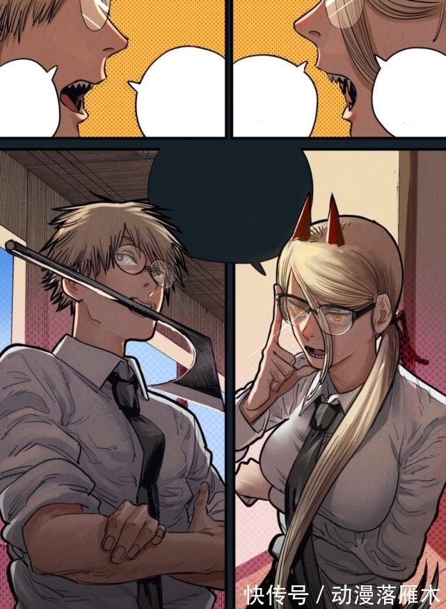 自制|又见神仙画画,国外粉丝自制《电锯人》上色版漫画