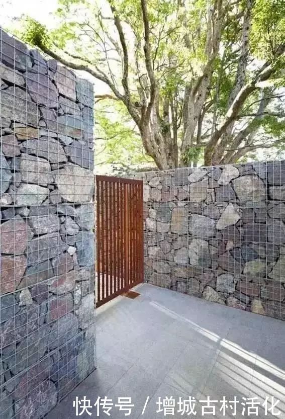院落|一面石头墙,惊艳整个乡村院落