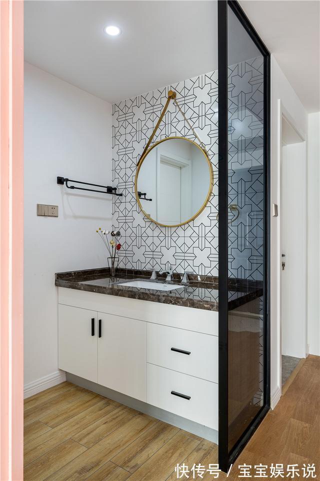 玻璃|卫生间光做干湿分离还不够,9种洗手池隔断,精致美观又实用